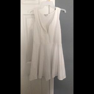 White rose pattern sundress